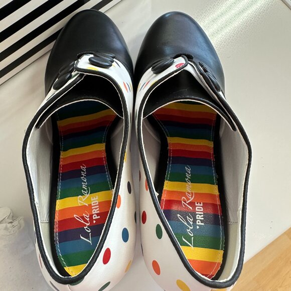 Lola Ramona 40 (Roughtly size 9.5) Shoes Heels New in Box Adorable~! - Picture 5 of 8